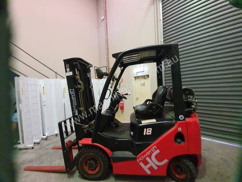 2013 Hangcha XF18L Forklift - As New!