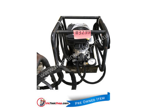 caption Enerpac Two-Speed, Gasoline Hydraulic Pump, 4/3 Manual Valve, 20 litres Usable Oil, 4,8 kW Briggs &
