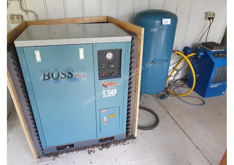 Used 2014 Boss Compressors BQT30P 5 5Hp Boss Silent Air Compressor With ...