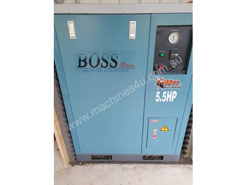 BQT30P (5.5Hp) Boss Silent Air Compressor with Vertical Air Receiver and Donaldson Clean Air System