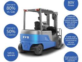 BYD ECB40 Lithium(LiFePo4) Counterbalance Forklift - Hire - picture1' - Click to enlarge