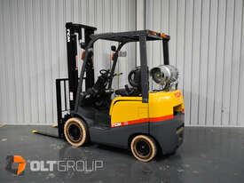 TCM 1.8 Tonne Forklift LPG Solid Markless Tyres 3750mm Lift Height Sideshift - picture0' - Click to enlarge