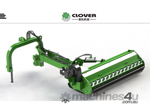 CLOVERAGRI HEAVY DUTY 2.2M VERGE MULCHER INCLUDES SPARE BLADES AND BELTS