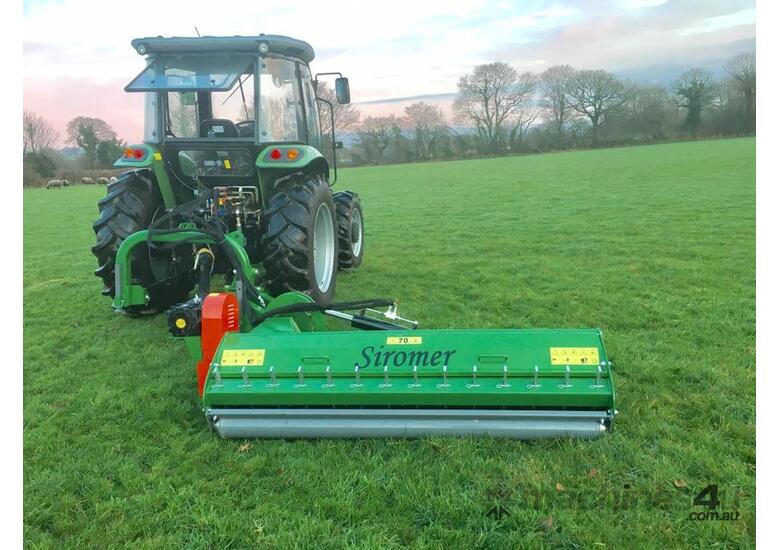 caption CLOVERAGRI HEAVY DUTY 2.2M VERGE MULCHER INCLUDES SPARE BLADES AND BELTS