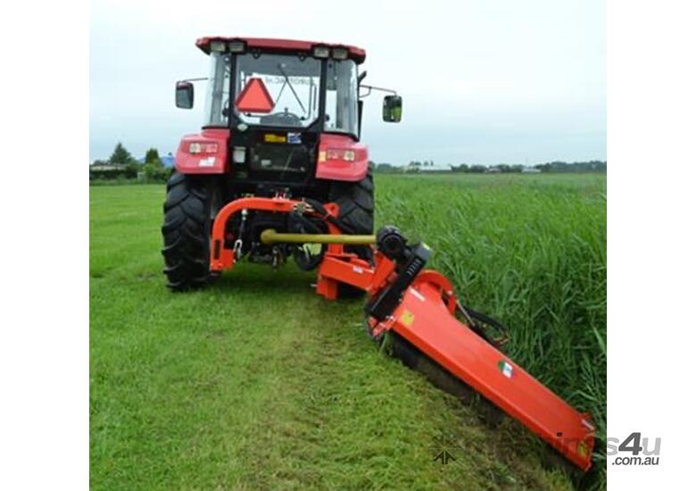 caption CLOVERAGRI HEAVY DUTY 2.2M VERGE MULCHER INCLUDES SPARE BLADES AND BELTS