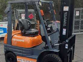 Toyota 1.5 Ton Diesel Forklift for sale- 3.7m Lift height air tyres - picture0' - Click to enlarge