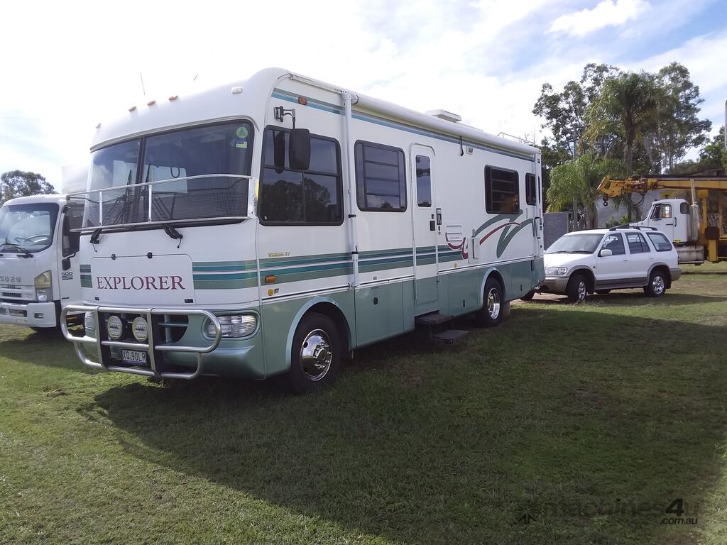 Used 2001 explorer Winnebago Motorhome with tow car combo Motorhomes in ...