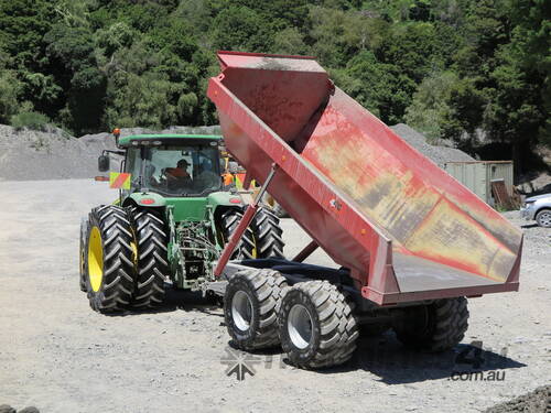 Tractor Towed - Earth Moving Dump Trailer.
