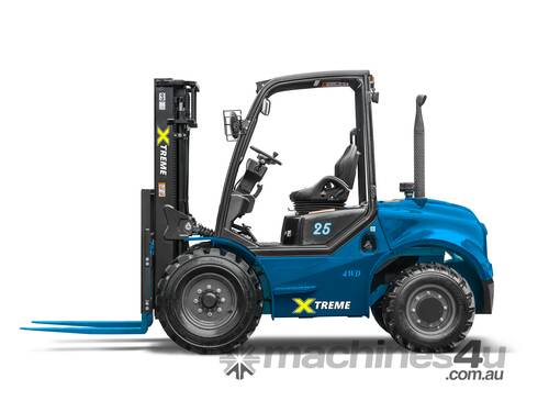 Xtreme 2.5t 4WD Rough Terrain Forklift