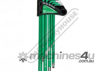 Torx Keys - Extra Long Industrial Series T10 - T50 9 Piece Set