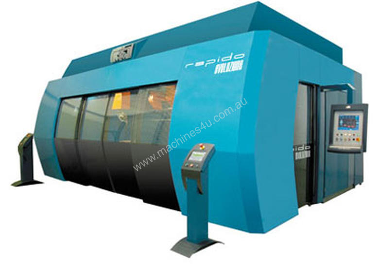 caption PRIMA INDUSTRIE RAPIDO 3D CNC LASER FROM IMTS