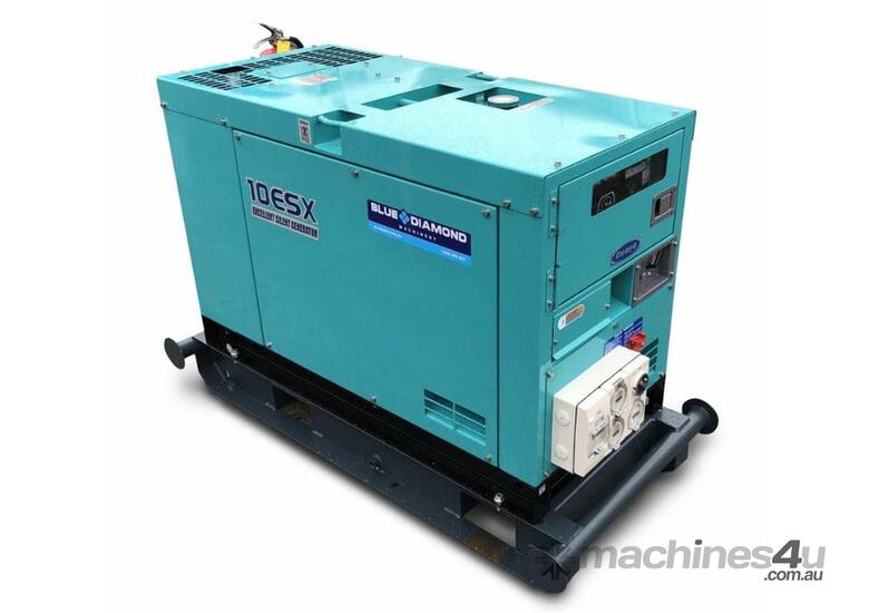 Buy New 2022 Denyo Denyo 10kva Diesel Generator 1 Phase Dca 10esx