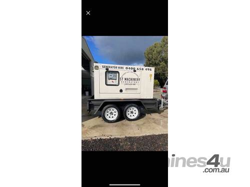 Generator FG Wilson, 65kva, Trailer Mounted, Outlets, Ready to Use. Presents like New!