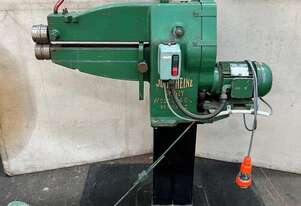 John Heine 45J Series 2 powered swaging/beading machine with rollers