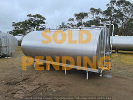 STAINLESS STEEL TANK, MILK VAT 10400lt - picture0' - Click to enlarge