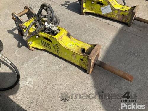 Hydraulic Hammer Attachment - Suit 3.5T Excavator Brand: FMA, Pick-up Dimensions - Pin Diameter: 40m