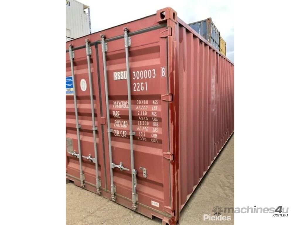 Used General Purpose Container Storage Fees Of 10 Per Day Will Be
