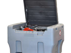 Portable Poly Diesel Tank 330 Litre with Retractable 10m Hose Reel - picture0' - Click to enlarge