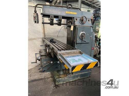 Pacific FU5-LA Universal Milling Machine 2000mm x 400mm table with accessories