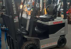 ACTIVE FORKLIFTS - 2014 Nissan 1.5 ton electric forklift for sale-container entry 48v good battery ACTIVE FORKLIFTS - 2014 Nissan 1.5 ton electric forklift for sale-container entry 48v good battery