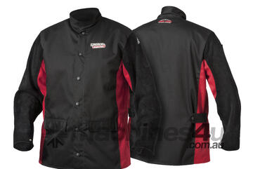 Shadow Leather-Sleeved Welding Jacket Protection for MIG & TIG Welders!