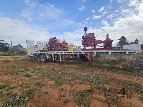 Single Axle Ramped trailer