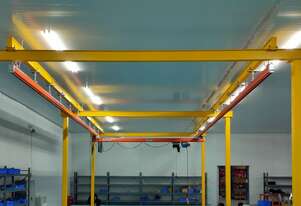 Manual Light Crane System Column Ground Mount | 250kg Chain Hoist Included