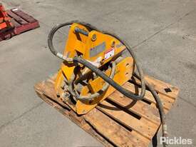 Circa 2007 JCB Vibrating Plate Compactor Attachment - To Suit JCB 2CX Backhoe 
Pick Up Dimensions: P - picture2' - Click to enlarge