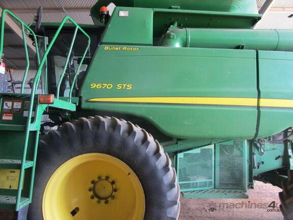 Used 2010 John Deere 9670 Sts Combine Harvester In Quairading Wa 9687