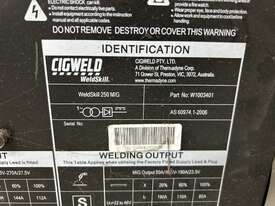 Cigweld WeldSkill 250 Mig Welder - picture0' - Click to enlarge