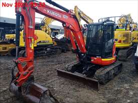 FOCUS MACHINERY - 2020 KUBOTA U55 EXCAVATOR WITH CABIN 5.5T - picture0' - Click to enlarge