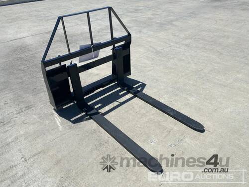 Unused Mower King Forks to suit Skisteer Loader