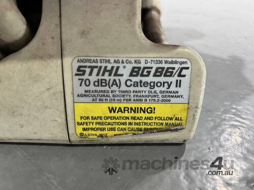 Stihl BG86 Blower