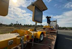 Hilton HD-35 Trailer Mounted Solar Powered Variable Speed Limit Sign