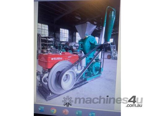 caption BigCountry Ag Grain Mill: 32 HP High-Capacity Grain Processor!