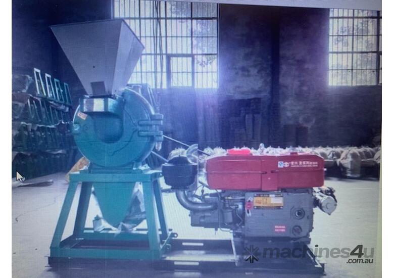 caption BigCountry Ag Grain Mill: 32 HP High-Capacity Grain Processor!