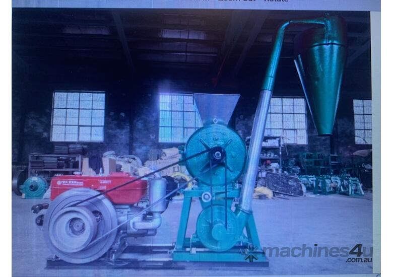 caption BigCountry Ag Grain Mill: 32 HP High-Capacity Grain Processor!