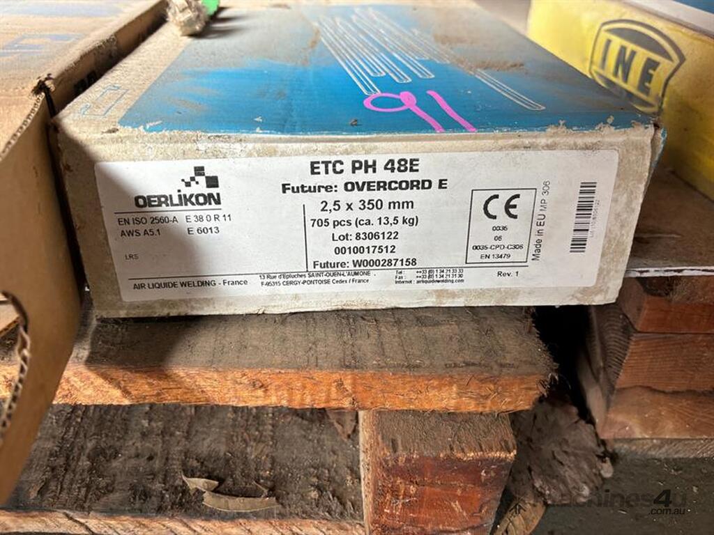 Used GENERAL PURPOSE ELECTRODES VARIOUS TYPES AND SIZES GENERAL