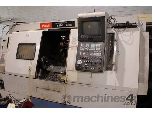 1997 Mazak SQT-18M Multi Head CNC Lathe Turning Centre