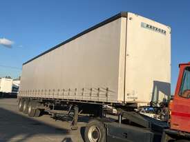 2009 Krueger ST-3-38 Tri Axle Flat Top Curtainside B Trailer - picture0' - Click to enlarge