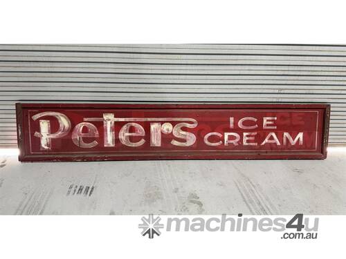 PETERS ICE-CREAM SIGN 