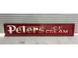 PETERS ICE-CREAM SIGN  - picture0' - Click to enlarge