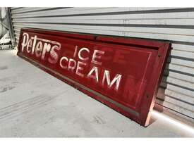 PETERS ICE-CREAM SIGN  - picture1' - Click to enlarge