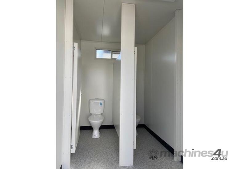 caption Auzbilt Male/Female Block Portable Toilets: 6m x 3m, For Sale