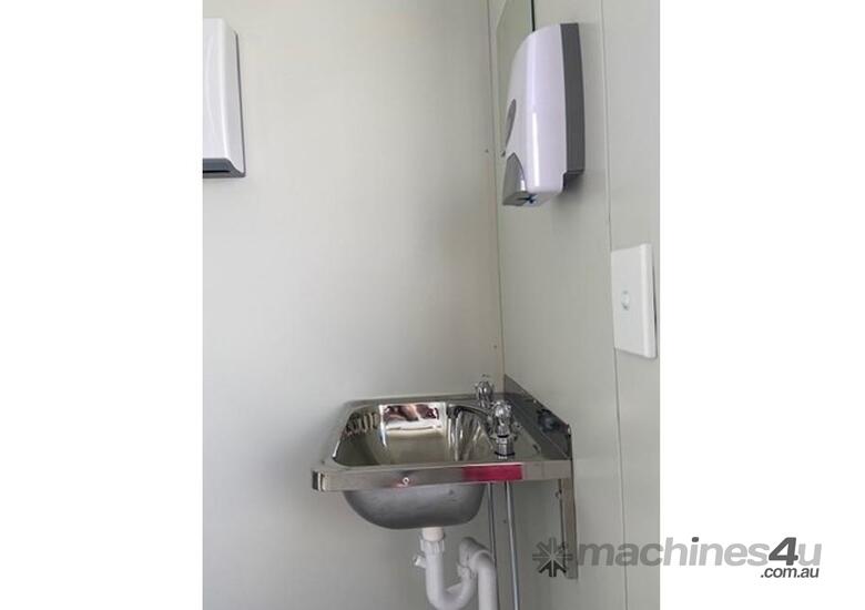 caption Auzbilt Male/Female Block Portable Toilets: 6m x 3m, For Sale
