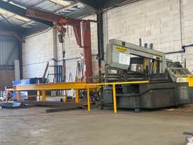 Band saw with electric conveyors  - picture0' - Click to enlarge