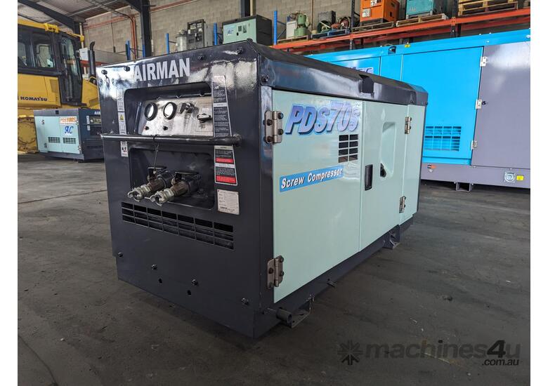 70 CFM 110PSI AIRMAN JAPAN COMPRESSOR , VERY GOOD CONDITION , SERVICED AND TESTED 