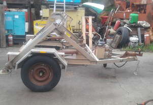 1ton hyd self loading cable drum trailer , 2.5hp honda , 2003 model ,