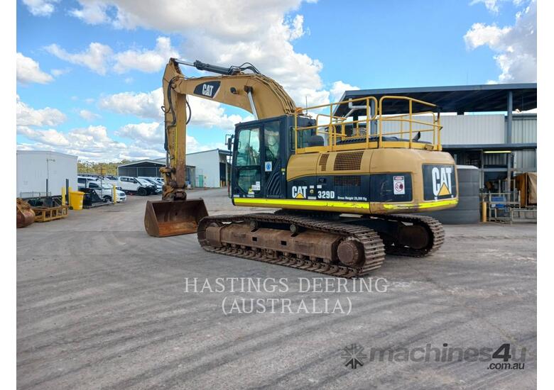 caption CAT 329DL Track Excavators