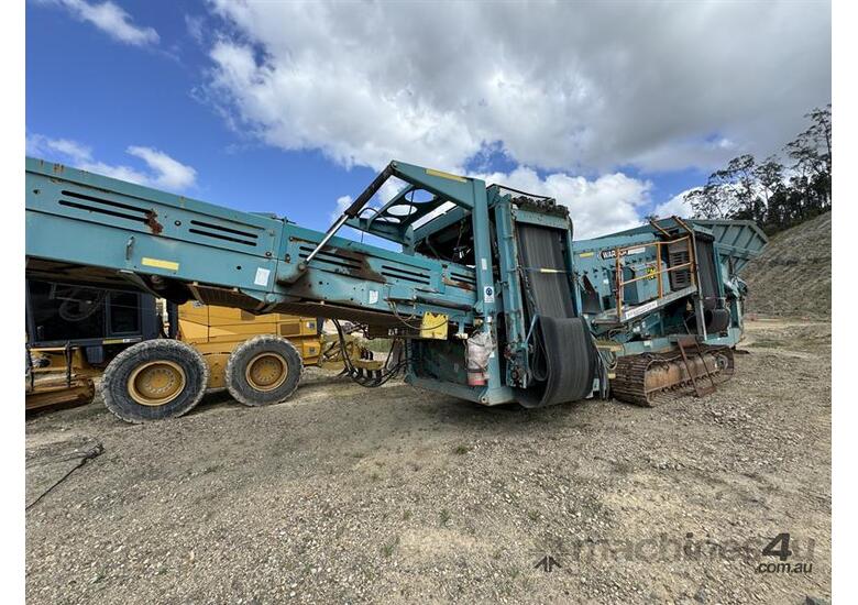 caption 2010 TEREX POWERSCREEN WARRIOR 1800